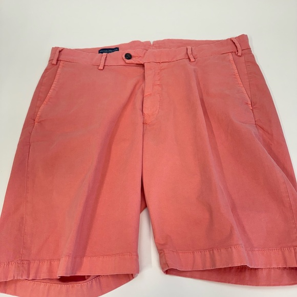 NWT Peter Millar Collection Concorde Garment Dyed Shorts MSPCE CORAL Sz 36‎ $128 - Picture 5 of 10